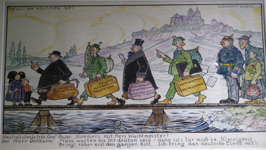 Musée Hansi. Hansi fait la fierté de la ville dont il a su illustrer avec bonheur les us et coutumes, imprégnant un peu partout son esprit joyeux et amical. © C.Gary Musée Hansi. Hansi fait la fierté de la ville dont il a su illustrer avec bonheur les us et coutumes, imprégnant un peu partout son esprit joyeux et amical. © C.Gary