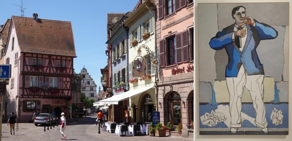 Le centre ville de Colmar © C.Gary ; L'Allumeur de Jean Hélion (1944)Musée Unterlinden © C.Gary Le centre ville de Colmar © C.Gary ; L'Allumeur de Jean Hélion (1944)Musée Unterlinden © C.Gary