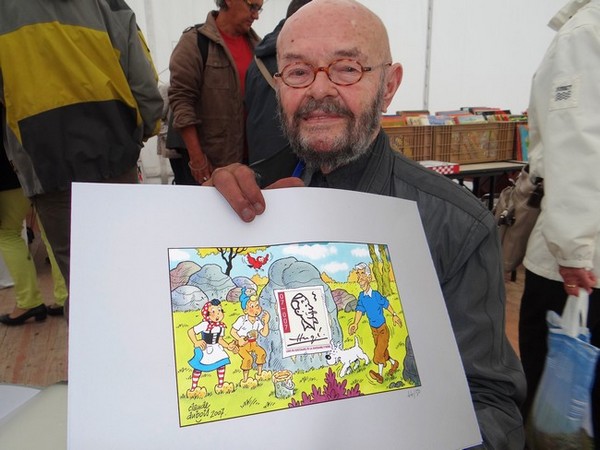 Le salon de la BD a tenu toutes ses promesses. Ce n’est pas Claude Dubois, le père actuel de « Sylvain et Sylvette » qui le démentira. ©Bertrand Munier Le salon de la BD a tenu toutes ses promesses. Ce n’est pas Claude Dubois, le père actuel de « Sylvain et Sylvette » qui le démentira. ©Bertrand Munier
