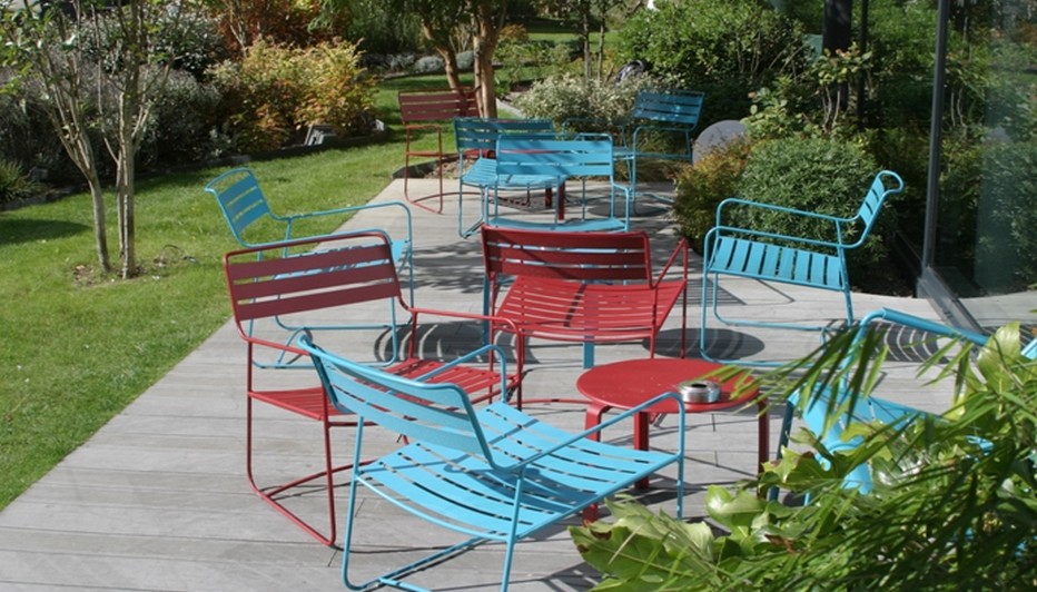 Le jardin va de pair avec un concept comme NOMAD Hotels. Il accompagne la convivialité du lieu et offre une véritable bouffée d’oxygène aux visiteurs. © Richard Bayon Le jardin va de pair avec un concept comme NOMAD Hotels. Il accompagne la convivialité du lieu et offre une véritable bouffée d’oxygène aux visiteurs. © Richard Bayon