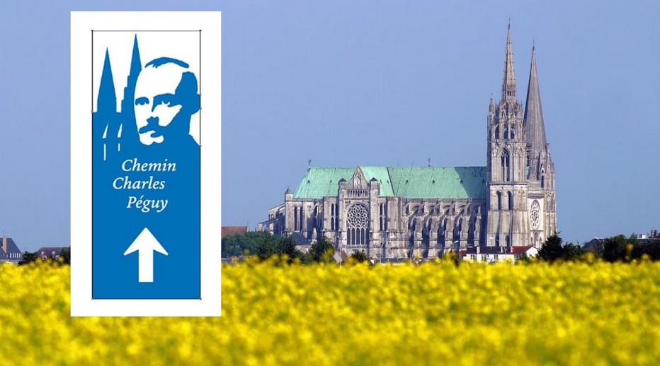 Dans les pas de Charles Péguy, un récit de voyage qui vous invite à parcourir 100 kilomètres à pied, entre la maison de Charles Péguy à Palaiseau et la cathédrale de Chartres.   © O.T.ville de Chartres Dans les pas de Charles Péguy, un récit de voyage qui vous invite à parcourir 100 kilomètres à pied, entre la maison de Charles Péguy à Palaiseau et la cathédrale de Chartres.   © O.T.ville de Chartres