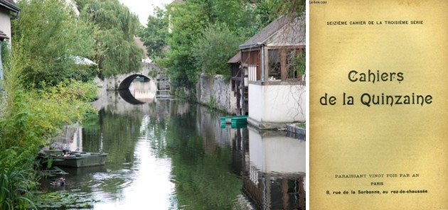 De gauche à droite : Une vue très poétique dans la ville de Chartres    © O.T.ville de Chartres; Un des Cahiers de la Quinzaine dont le contenu date d'un siècle. Un contenu qui est d’une grande actualité aujourd’hui.   © DR De gauche à droite : Une vue très poétique dans la ville de Chartres    © O.T.ville de Chartres; Un des Cahiers de la Quinzaine dont le contenu date d'un siècle. Un contenu qui est d’une grande actualité aujourd’hui.   © DR