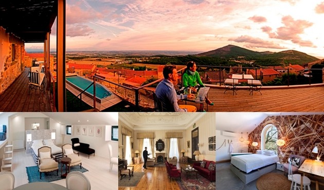 Photo du haut : Casa da Cisterna. Une maison d’hôtes décorée avec soin pour une ambiance et un accueil chaleureux © DR; En bas de gauche à droite :Casa de Cisterna Suite Sobreiro Casa © DR ;Quinta Las lagrimas © DR; Hotel Luz Houses © DR Photo du haut : Casa da Cisterna. Une maison d’hôtes décorée avec soin pour une ambiance et un accueil chaleureux © DR; En bas de gauche à droite :Casa de Cisterna Suite Sobreiro Casa © DR ;Quinta Las lagrimas © DR; Hotel Luz Houses © DR