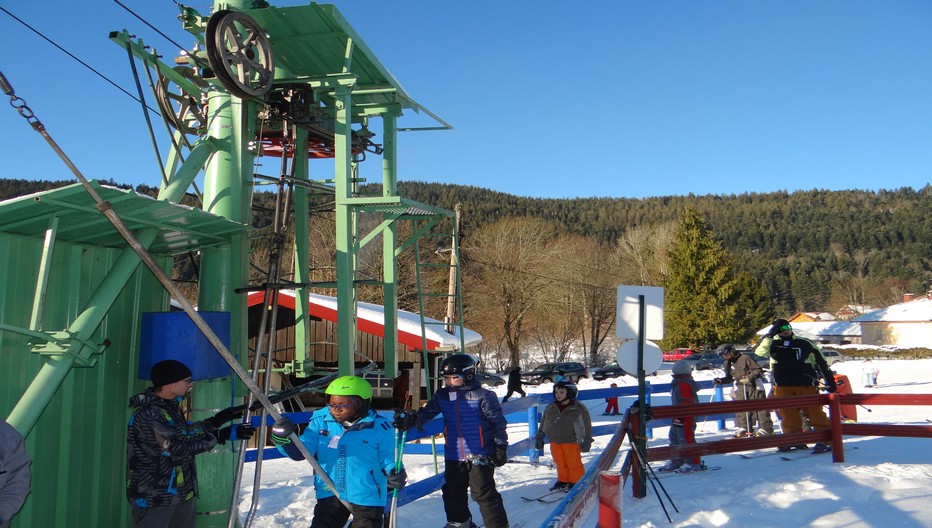 C’est parti pour une journée de ski... ©Bertrand Munier