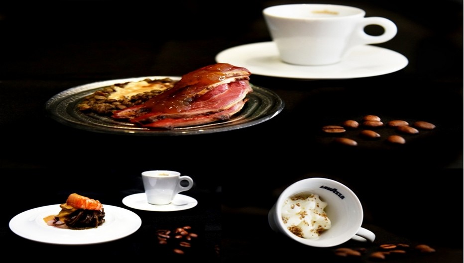 Aujourd’hui Lavazza cultive les associations les plus fines avec les grands chefs pour des expériences gustatives innovantes et subtiles. Photo haut : V. Du. Pigeon, cafécourt et lentilles croquantes ; Photo gauche :SI Za Taglioni au café gamberoni émulsion crustacés ; A droite : Richard Toix, Manslois Café, le fromage autrement © DR Aujourd’hui Lavazza cultive les associations les plus fines avec les grands chefs pour des expériences gustatives innovantes et subtiles. Photo haut : V. Du. Pigeon, cafécourt et lentilles croquantes ; Photo gauche :SI Za Taglioni au café gamberoni émulsion crustacés ; A droite : Richard Toix, Manslois Café, le fromage autrement © DR