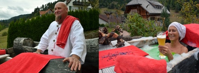 Le bain des moines se prend sous la surveillance de Reinhard Bosch, une référence dans son domaine. © David Raynal Le bain des moines se prend sous la surveillance de Reinhard Bosch, une référence dans son domaine. © David Raynal