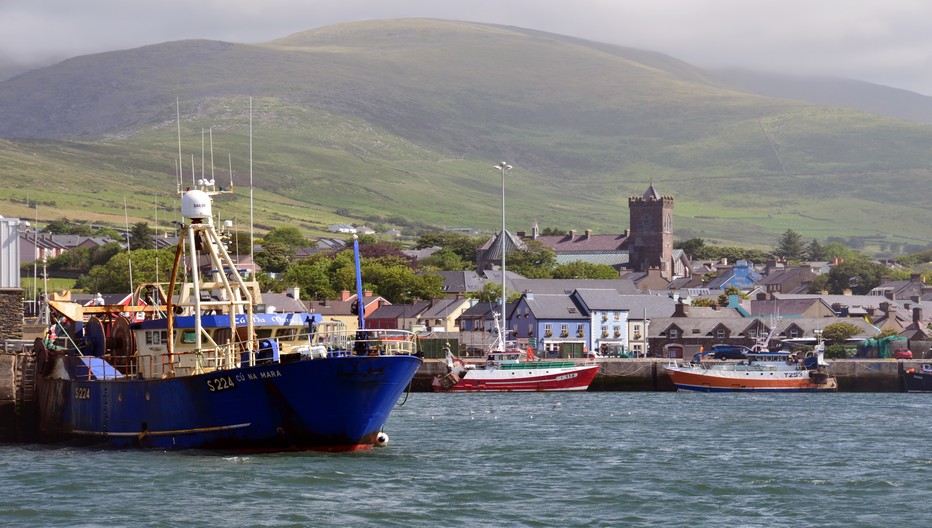 Dans le comté de Kerry au sud-ouest de la verte Erin, le port de Dingle est un haut lieu du tourisme irlandais.© David Raynal