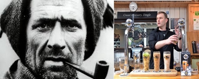 La bière emblématique de la brasserie, la Tom Crean’s Irish lager, porte le nom d’un explorateur du pôle Sud héroïque originaire du village d’Annascaul. © D.R.© David Raynal