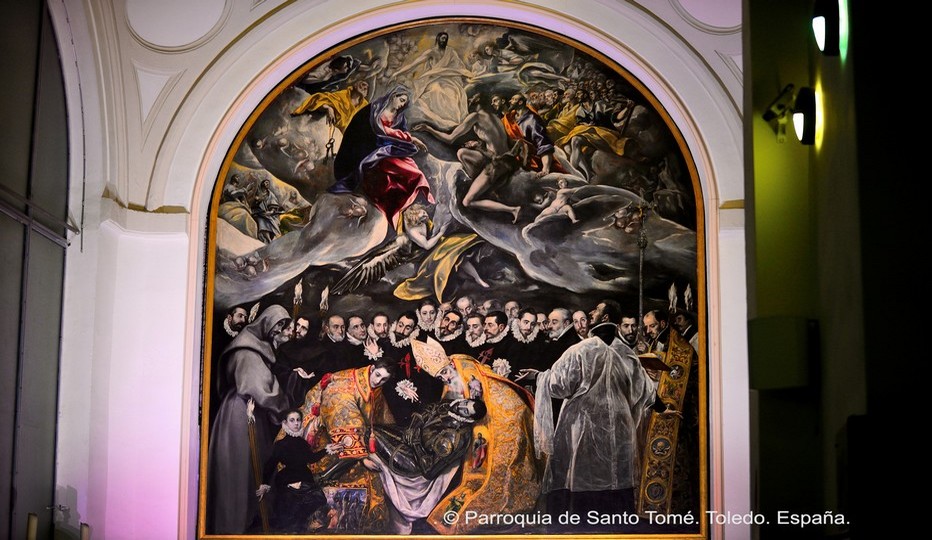 A l’église de Santo Tomé le tableau " L’Enterrement du comte d'Orgaz " de Greco, un chef d’œuvre qui attire chaque année plus d’1 million de visiteurs…© Catherine Gary