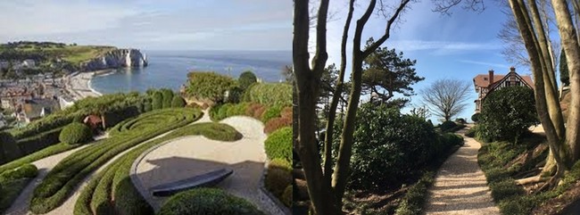 Un ancien chanteur d’opéra russe, Mark Dumas, reconverti dans le business des parcs et jardins acquiert avec son ami Alexandre Grivko la villa Roxelane qui appartenait à l'actrice Madame Thébault sur la falaise d’Amont en Normandie. © Les jardins d'Etretat Un ancien chanteur d’opéra russe, Mark Dumas, reconverti dans le business des parcs et jardins acquiert avec son ami Alexandre Grivko la villa Roxelane qui appartenait à l'actrice Madame Thébault sur la falaise d’Amont en Normandie. © Les jardins d'Etretat