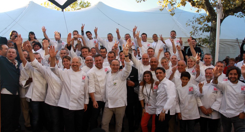 Photo des Chefs lors de la 11ème édition du Festival international de la Gastronomie à Mougins © David Raynal Photo des Chefs lors de la 11ème édition du Festival international de la Gastronomie à Mougins © David Raynal