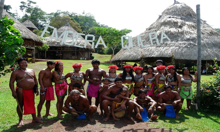 village des Embera Quera, une communauté indienne très accueillante © C.Gary