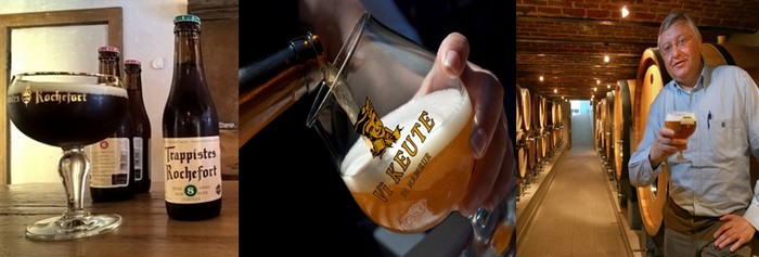 Tout au long de cette première édition du W Food Festival, la bière sera également mise à l’honneur.De gauche à droite ,bière des trappistes de Rochefort © David Raynal ; De Namur la viKeute-Biere_(c)WBT-EmmanuelMathez ; Pipaix-BrasserieDubuisson_(c)WBT-GabrieleCroppi