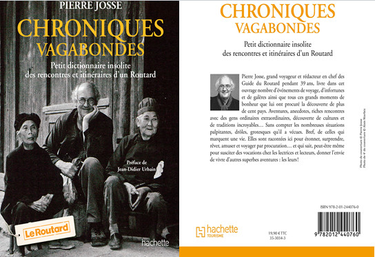 « Chroniques vagabondes : Petit dictionnaire des insolites itinéraires d'un Routard ». Plus que des souvenirs, 80 tranches de vies classées de façon alphabétique qui racontent les anecdotes d’un globe-trotter au grand cœur épris d’aventures humaines. « Chroniques vagabondes : Petit dictionnaire des insolites itinéraires d'un Routard ». Plus que des souvenirs, 80 tranches de vies classées de façon alphabétique qui racontent les anecdotes d’un globe-trotter au grand cœur épris d’aventures humaines.
