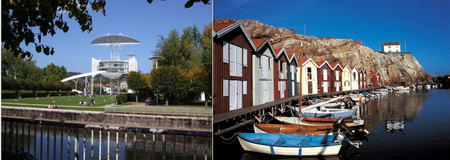 De gauche à droite : Tour de la Liberté à Saint-Dié-des-Vosges ; Dans les fjords de Norvège. Copyright Lindigomag/Pixabay
