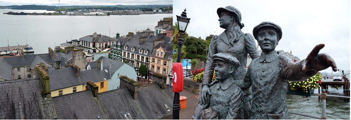 La statue d’Annie Moore (Annie Moore Monument) commémore l’émigration irlandaise vers les États-Unis. Elle rend hommage à Annie Moore (1874-1924), qui fut la première émigrante irlandaise à rejoindre New York en passant par Ellis Island le 1er janvier 1892.Crédit photo David Raynal