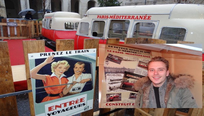 Pour les fêtes de fin d’année, le légendaire petit train « Le Paris-Méditerranée », a repris du service par l’intermédiaire de Léo Verstiggel. Il aurait été construit après-guerre par un chaudronnier à l’arsenal de Toulon. ©Bertrand Munier Pour les fêtes de fin d’année, le légendaire petit train « Le Paris-Méditerranée », a repris du service par l’intermédiaire de Léo Verstiggel. Il aurait été construit après-guerre par un chaudronnier à l’arsenal de Toulon. ©Bertrand Munier