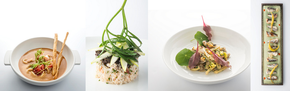 Le restaurant Gaya offre une carte où les produits frais de la mer sont mis en valeur dont le Pressé de crabe et le tartare d'algues à la Rochelaise. Tarte sablée de couteaux en persillade sansoublier ses excellents desserts. © JAG Le restaurant Gaya offre une carte où les produits frais de la mer sont mis en valeur dont le Pressé de crabe et le tartare d'algues à la Rochelaise. Tarte sablée de couteaux en persillade sansoublier ses excellents desserts. © JAG