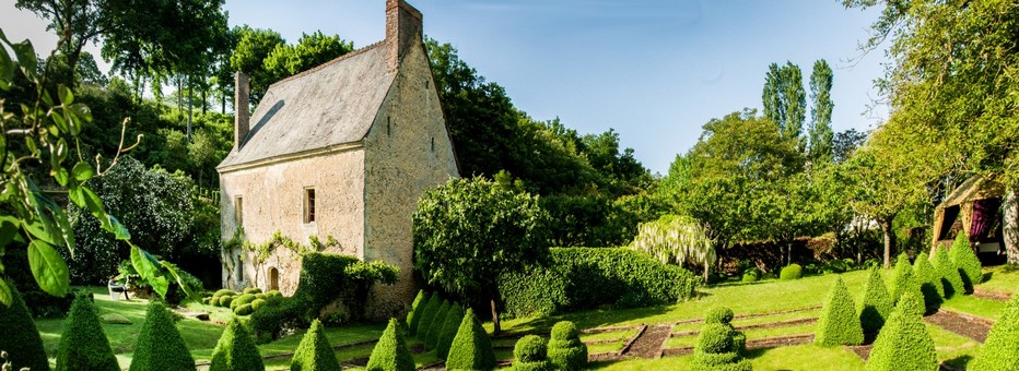 Les jardins du prieuré Vauboin. Crédit photo D.R.