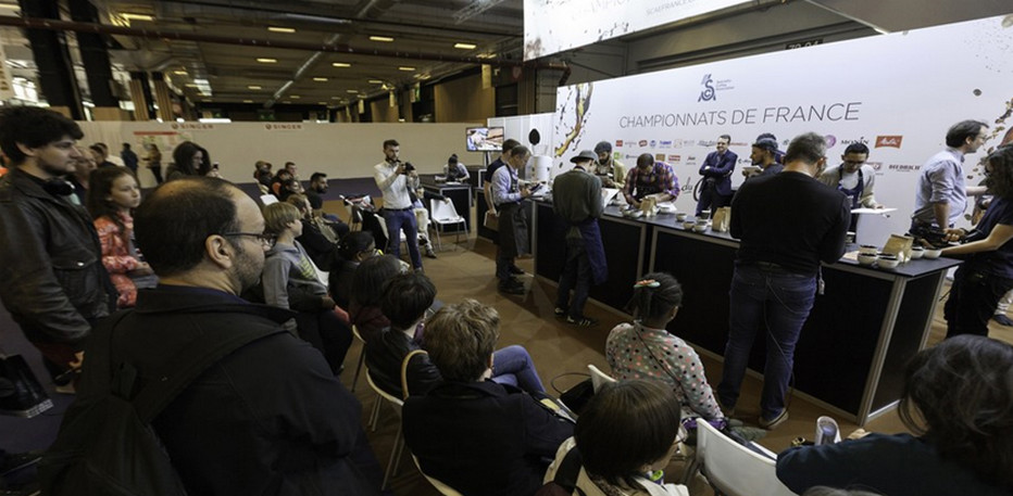 Café serré à la Foire de Paris