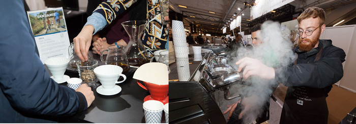 Les meilleurs baristas de France présents à la Foire de Paris pour proposer leurs recettes originales et régaler les passants à chaque moment de la journée : expressos, cappuccinos. Copyright D.R. Les meilleurs baristas de France présents à la Foire de Paris pour proposer leurs recettes originales et régaler les passants à chaque moment de la journée : expressos, cappuccinos. Copyright D.R.