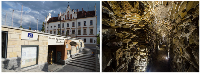 Sous la ville, un mystérieux labyrinthe souterrain mesure environ 340 mètres et se compose de 50 caves dont la plus basse se trouve à plus de 10 mètres de profondeur. Crédit photo D.R. Sous la ville, un mystérieux labyrinthe souterrain mesure environ 340 mètres et se compose de 50 caves dont la plus basse se trouve à plus de 10 mètres de profondeur. Crédit photo D.R.
