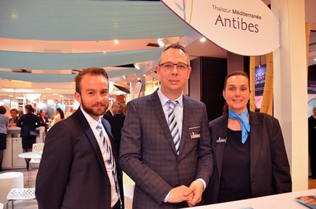 Au milieu de la photo Arnaud Delsart directeur depuis quatre ans de Thalazur Antibes.  Copyright David Raynal Au milieu de la photo Arnaud Delsart directeur depuis quatre ans de Thalazur Antibes.  Copyright David Raynal