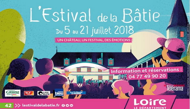 En  cœur du Forez juillet marque  la Huitième édition de « L’Estival de la Bâtie » !