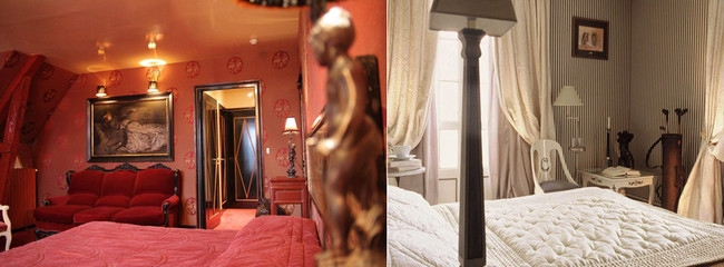 Toutes les chambres et suites sont différentes avec des thèmes particuliers racontant l'histoire de personnages réels  (Maupassant, Monet...) ou fictifs (Le Major ou Rose-Marie) avec la décoration qui convient.  ©  Domaine Saint-Clair Toutes les chambres et suites sont différentes avec des thèmes particuliers racontant l'histoire de personnages réels  (Maupassant, Monet...) ou fictifs (Le Major ou Rose-Marie) avec la décoration qui convient.  ©  Domaine Saint-Clair