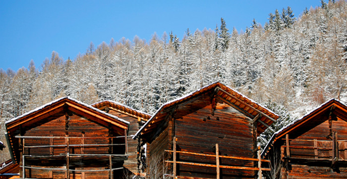 Saint -Luc en hiver © OT Zermatt