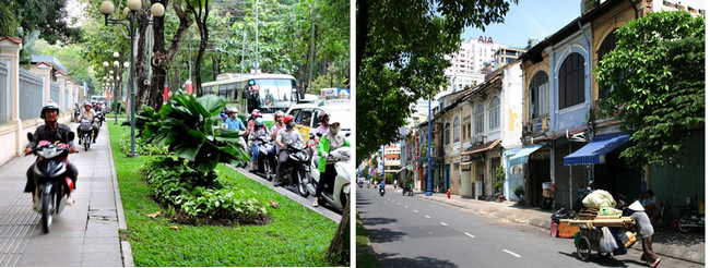 Saïgon hyperactive et bruissante, elle résonne jour et nuit des incessants bruits de scooters et du vrombissement de la ville. © DR