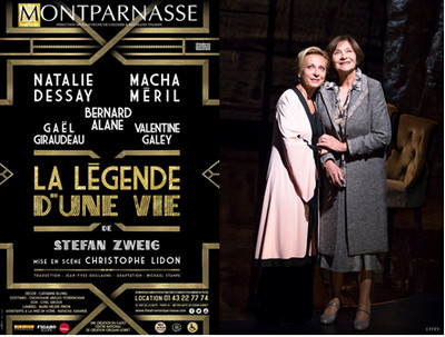 Affiche du spectacle , Théâtre Montparnasse "La Légende d’une vie", une pièce méconnue de Stefan Zweig. @ J.Stey Affiche du spectacle , Théâtre Montparnasse "La Légende d’une vie", une pièce méconnue de Stefan Zweig. @ J.Stey