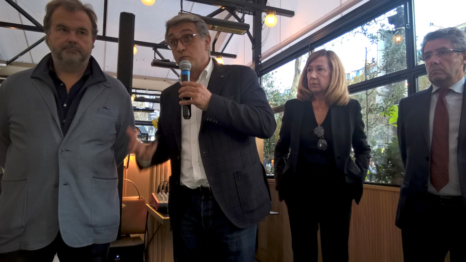 Conférence de presse à Paris pour annoncer la 15ème Edition du SILG en présence de son président, cette année,le grand chef pâtissier Pierre Hermé.  Copyright SILG