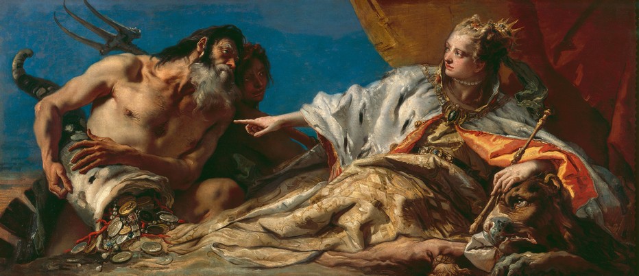 TIEPOLO Neptune offre l'abondance à Venise Copyright photo_Scala, Firenze TIEPOLO Neptune offre l'abondance à Venise Copyright photo_Scala, Firenze