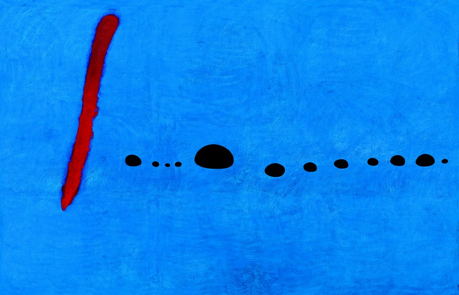 Grand Bleu II.1961 Miro - Copyright Grand Palais Grand Bleu II.1961 Miro - Copyright Grand Palais