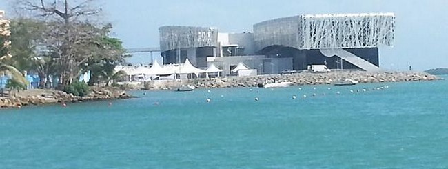 L’arrivée de la 40ème édition de la Route du Rhum a lieu sur les rives du Mémorial ACTe, « Centre caribéen d'expressions et de mémoire de la Traite et de l'Esclavage », à Pointe-à-Pitre.(Guadeloup e) @ Fr.