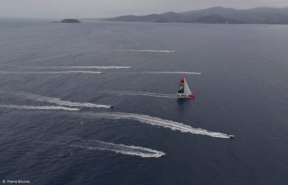 "Pourquoi ne pas imaginer une flotte de petits bateaux volants en fibre de lin ou en résine recyclable. Cela ferait une flotte magnifique à travers l’Atlantique."Crédit photo DR