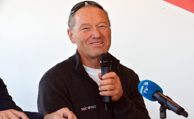 "Et puis surtout, j’ai conservé le petit vélo que Franck Cammas avait installé pour lever plus facilement les voiles, pour la détente et le week-end (rires) !" Crédit photo David Raynal "Et puis surtout, j’ai conservé le petit vélo que Franck Cammas avait installé pour lever plus facilement les voiles, pour la détente et le week-end (rires) !" Crédit photo David Raynal