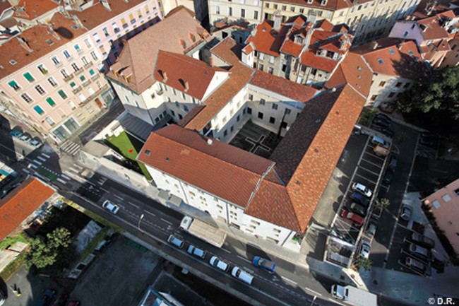 Le Couvent Sainte-Cécile, siège des éditions Glénat à Grenoble. @ DR