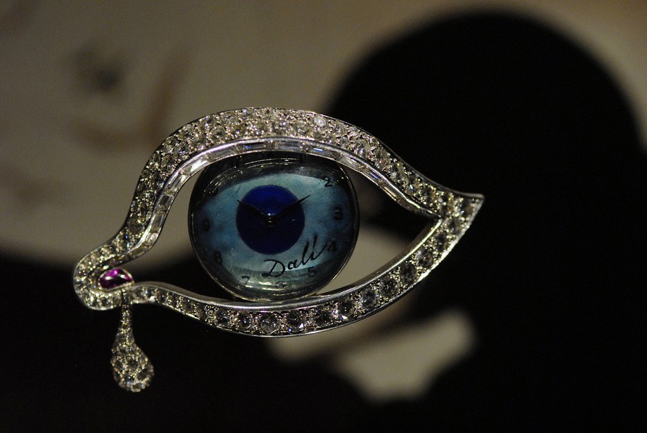 Espace Dali-Bijoux. L'Oeil du temps Copyright Fundació Gala-Salvador Dalí, Figueres, Espace Dali-Bijoux. L'Oeil du temps Copyright Fundació Gala-Salvador Dalí, Figueres,