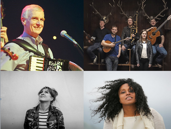 Parmi les nombreux artistes participant au Celtic Connections Festival de Glasgow : Carmichael's Ceilidh,  The Chair with Daimh , la chanteuse portugaise Mariza et la britannique d'origine indienne  Susheela Raman. Copyright DR