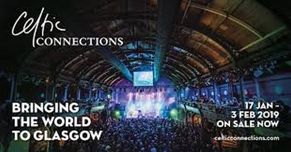 Affiche du Celtic Connections Festival de Glasgow qui se déroule jusqu'au 3 février 2019.  Copyright DR