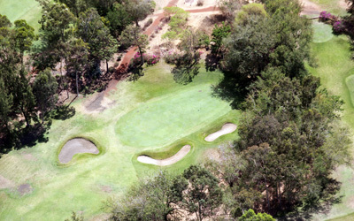 Vue aérienne du golf de Bourbon/David Raynal