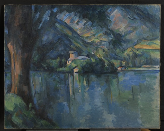 Paul Cézanne " Le Lac  d' Annecy 1896" @The Courtauld Gallery London Samuel Courtauld
