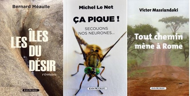 Couvertures des auteurs édités par Jean Picollec. @ DR Couvertures des auteurs édités par Jean Picollec. @ DR
