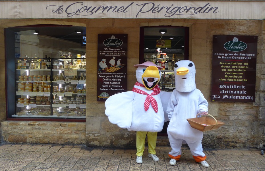 Animations Fest'oie au marché de Sarlat. @ C.Gary Animations Fest'oie au marché de Sarlat. @ C.Gary