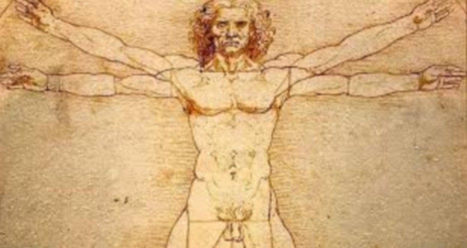 L'Homme de vitruve, par Léonard de Vinci. @ DR