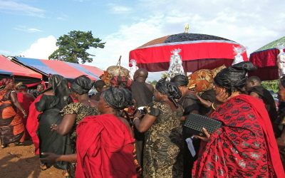 célébration des funérailles dans l'ex-royaume Ashanti