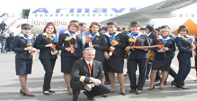 les membres d'équipage d'Armavia les membres d'équipage d'Armavia