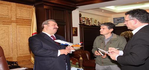 Mikhaïl Bagdhassarov, PDG d'Armavia Mikhaïl Bagdhassarov, PDG d'Armavia